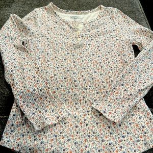 Oshkosh ribbed long sleeve girls size 14 top excellent condition